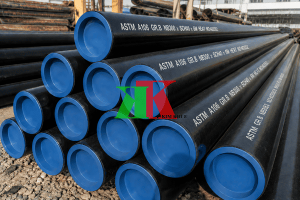 thép ống đúc A106 xếp kho công nghiệp