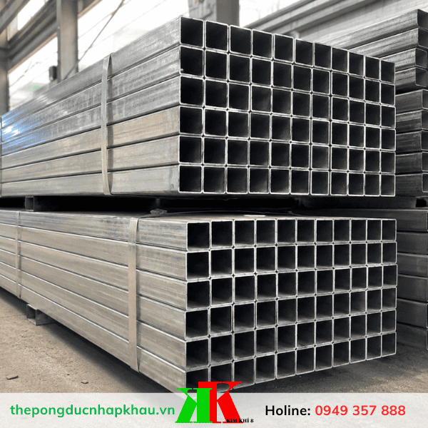 thép hộp vuông 60x60, giá tốt - Kim Khí 8