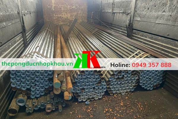 Giao hàng ống thép đúc tại TP.HCM