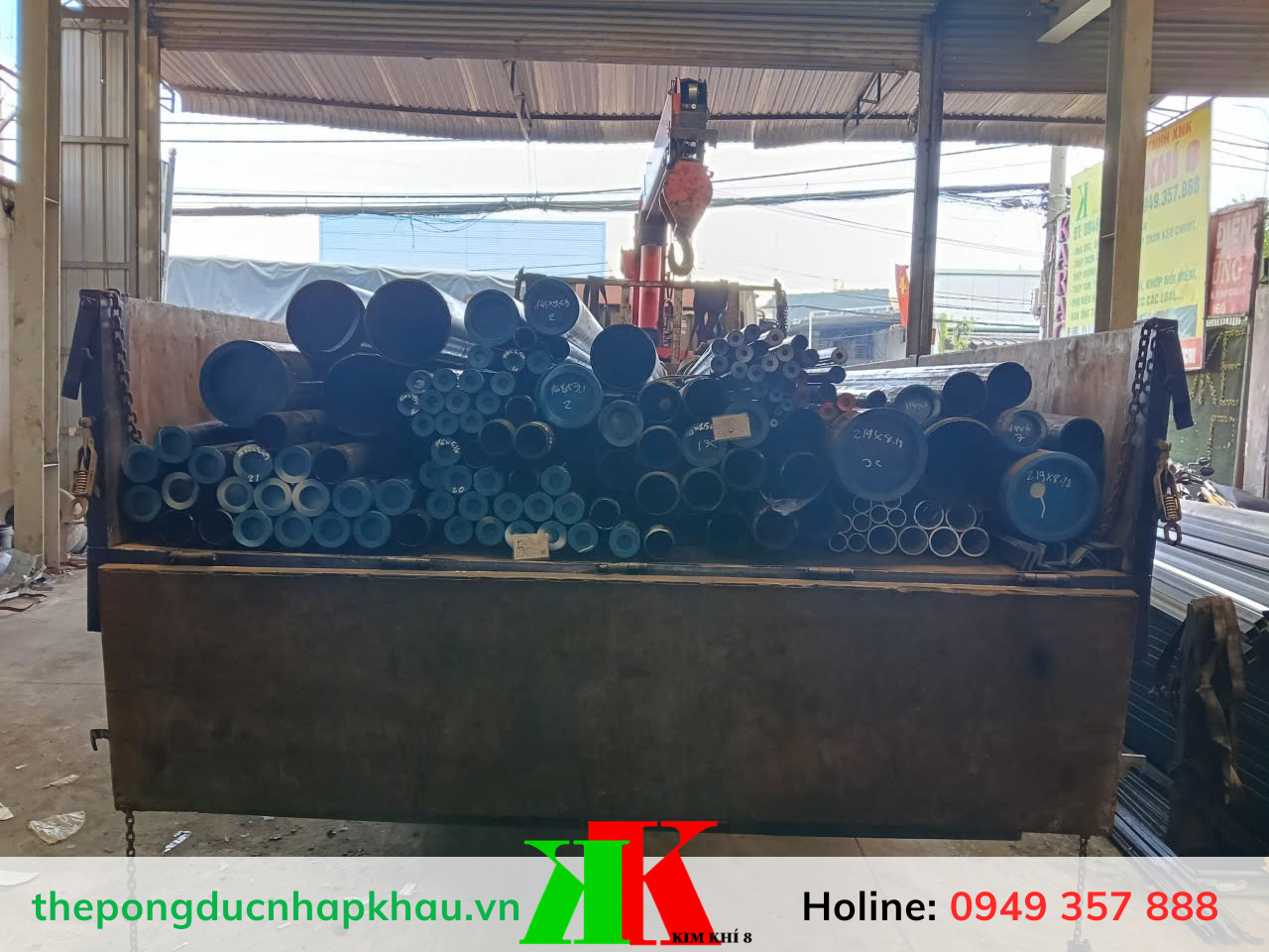 ống thép đúc kim khí 8