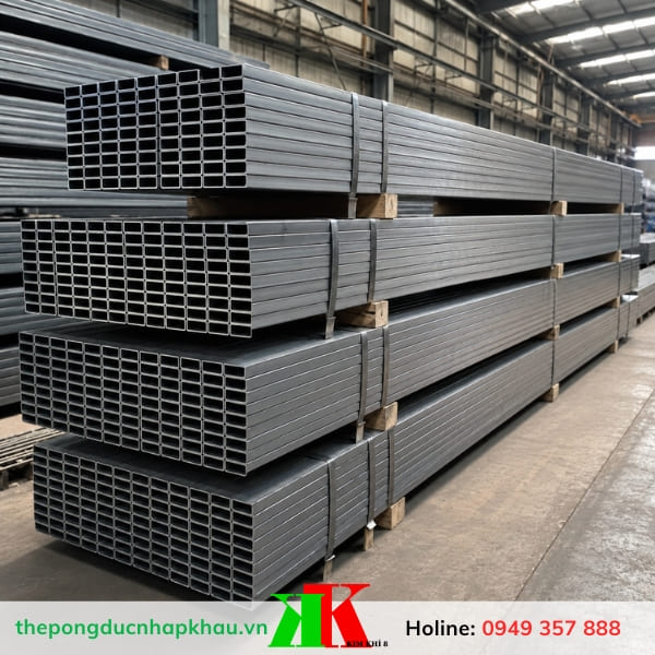 Thép hộp vuông chữ nhật 20x40 - Kim Khí 8