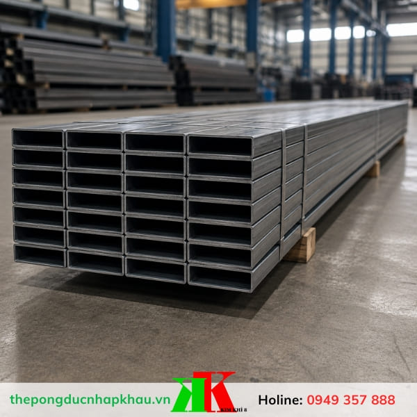 Thép hộp chữ nhật 50x100 - Kim Khí 8