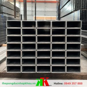 Thép hộp chữ nhật 60x120 mạ kẽm - Kim Khí 8