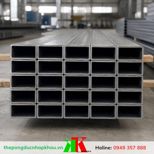Thép hộp chữ nhật 60x80 mạ kẽm - Kim Khí 8