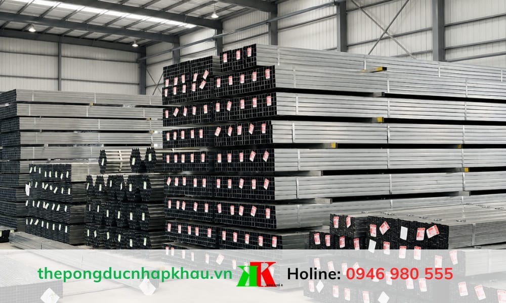 Thép hộp vuông TPHCM tại kho Kim Khí 8